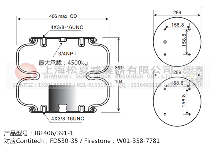 JBF406/391-2橡膠<a href='http://www.qolybup.cn/' target='_blank'><u>空氣彈簧</u></a>